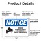 Signmission Video Surveillance In Use On These Premises OSHA Notice Sign, Plastic, 14in W x 10in L, 2PK OS-2PACK-NS-P-1014-L-16813 - alternate 4